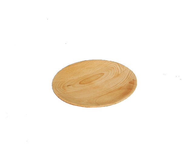 Wooden plate.