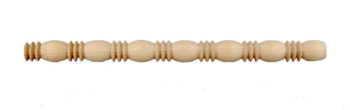 Soustružená dřevěná lišta